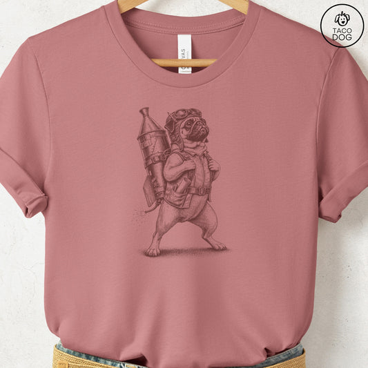 Pug Rocket Dog T-Shirt