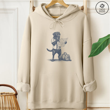 Labrador Route 66 Hoodie Sand Taco-Dog
