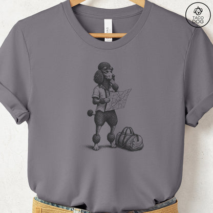Poodle Route 66 T-Shirt Storm Taco-Dog