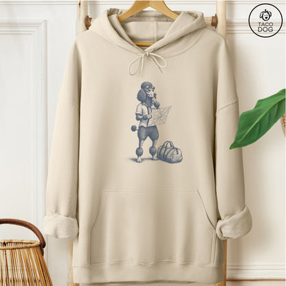 Poodle Route 66 Hoodie Sand Taco-Dog