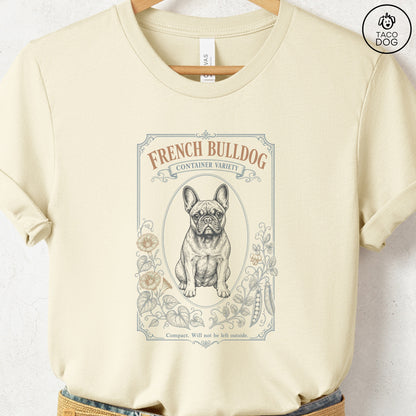 French Bulldog Container Variety Seed Packet T-Shirt Natural S Taco-Dog
