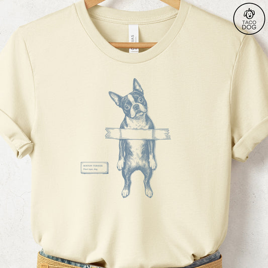 Boston Terrier Taped T-Shirt