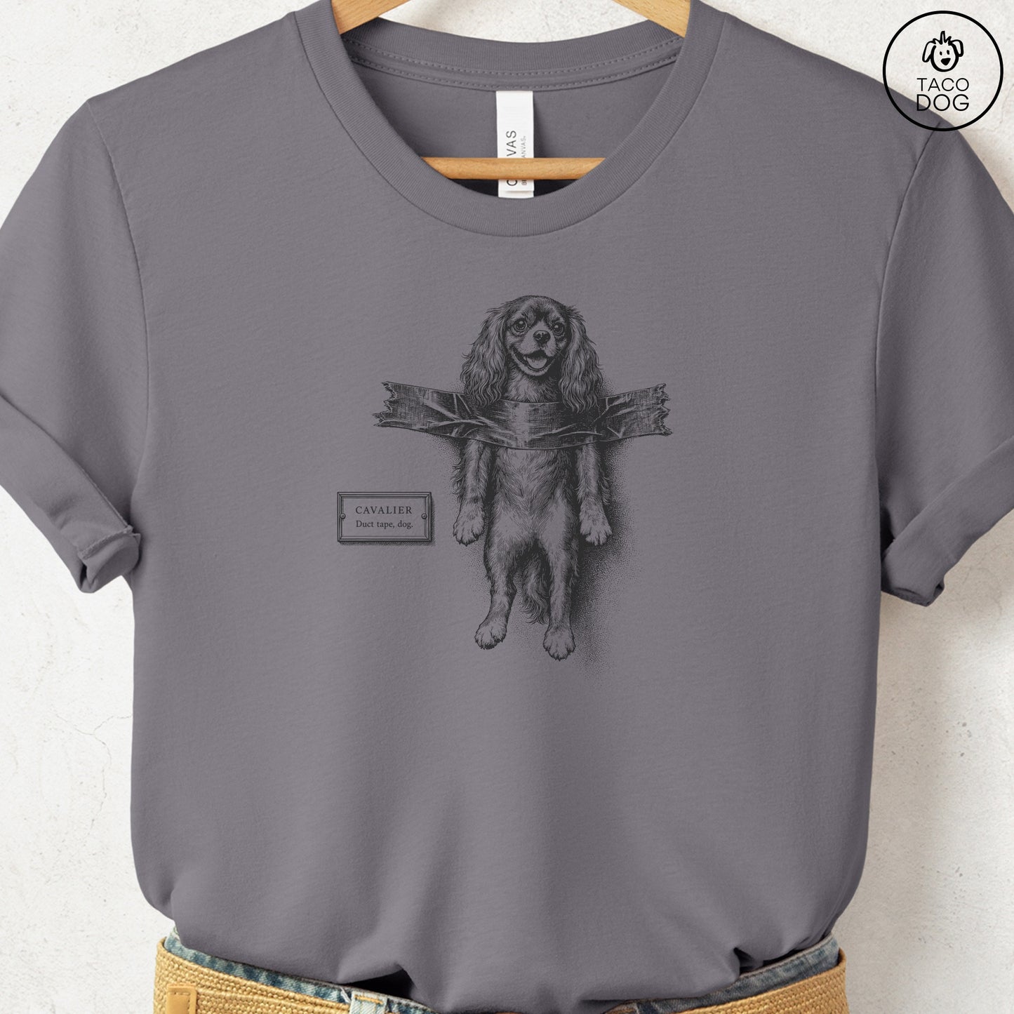 Cavalier King Charles Spaniel Taped T-Shirt