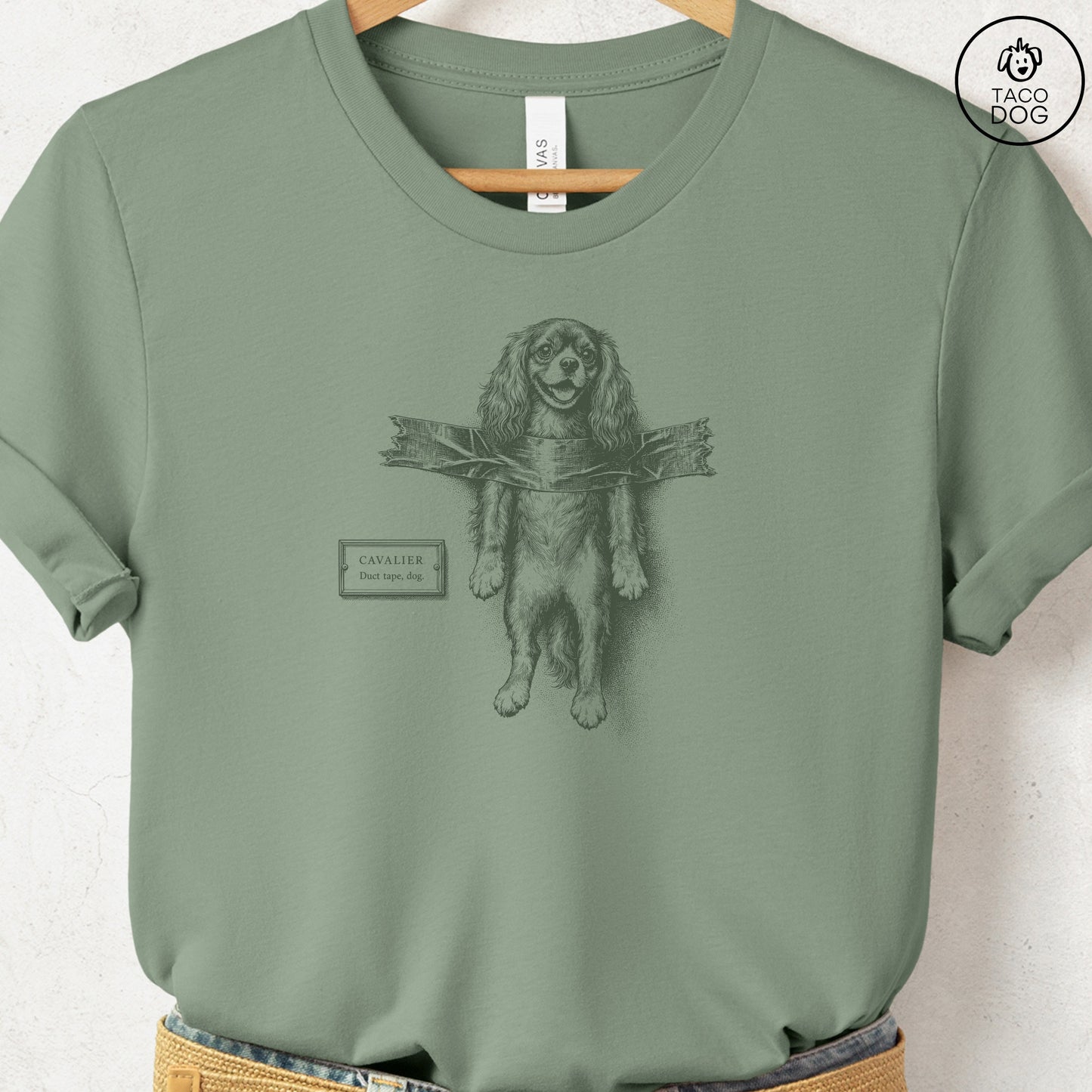 Cavalier King Charles Spaniel Taped T-Shirt
