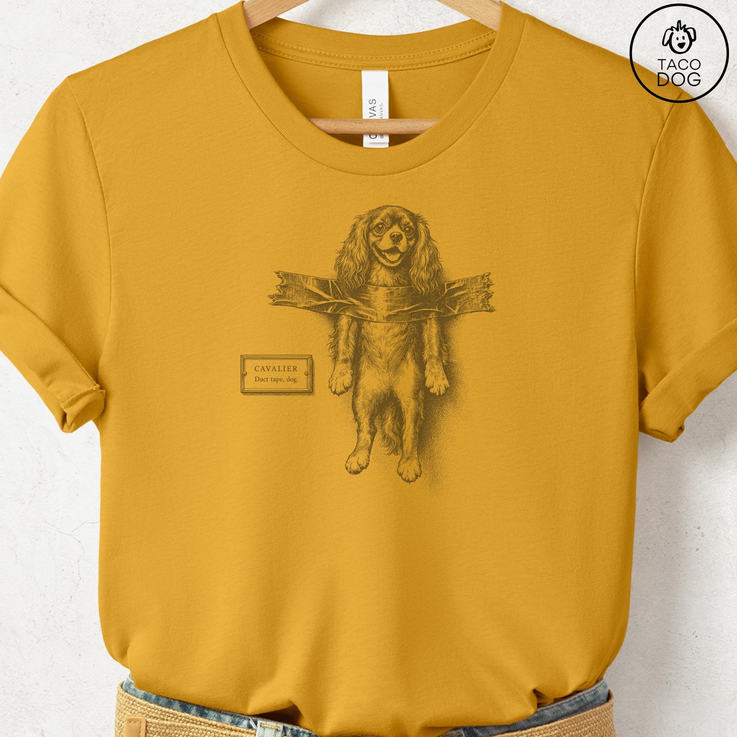 Cavalier King Charles Spaniel Taped T-Shirt
