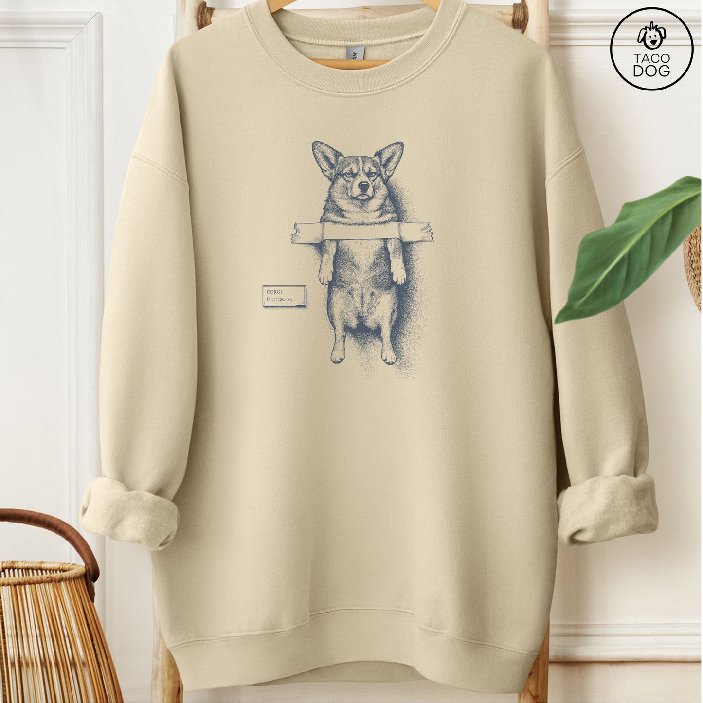 Corgi Taped Sweatshirt