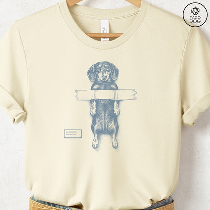 Dachshund Taped T-Shirt