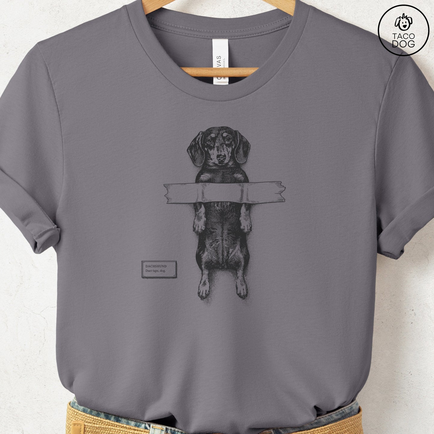 Dachshund Taped T-Shirt