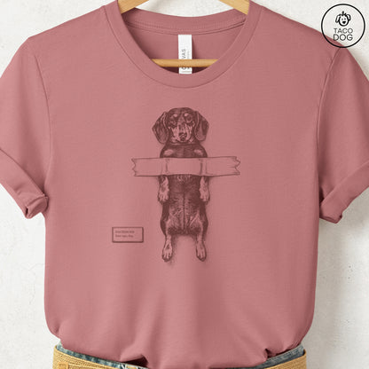 Dachshund Taped T-Shirt