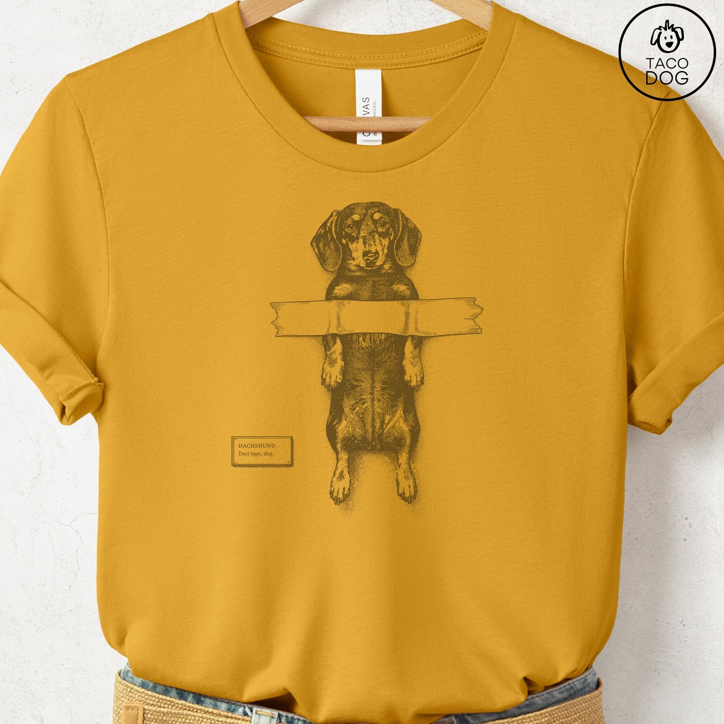 Dachshund Taped T-Shirt
