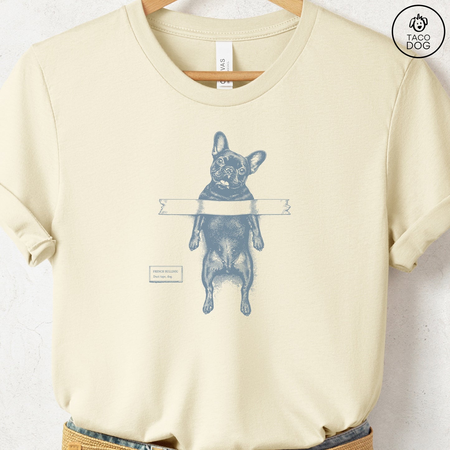 French Bulldog Frenchie Taped T-Shirt