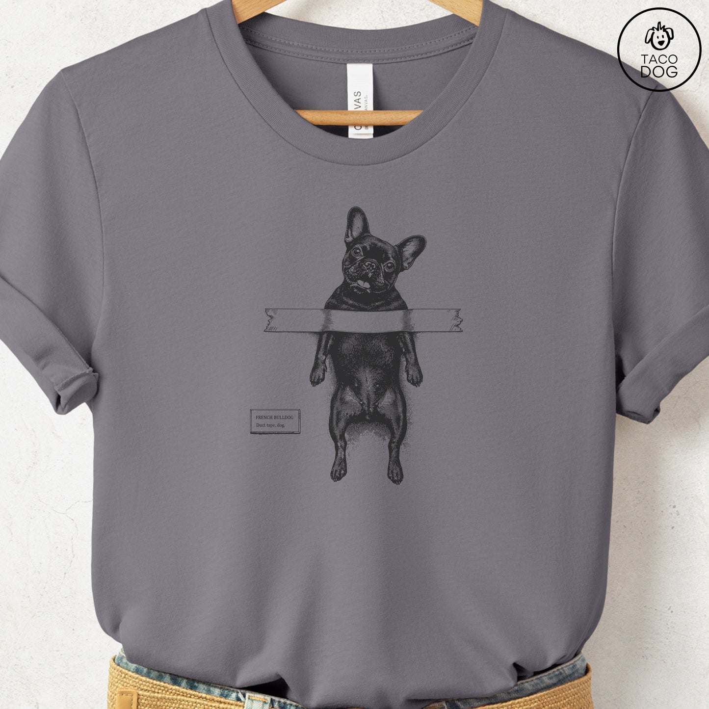 French Bulldog Frenchie Taped T-Shirt