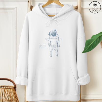 Pug Taped Hoodie