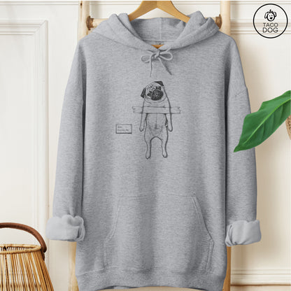 Pug Taped Hoodie