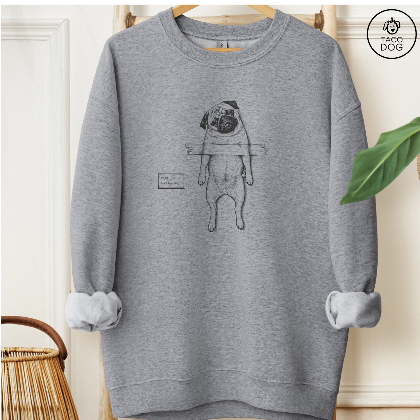 Pug Taped Sweatshirt