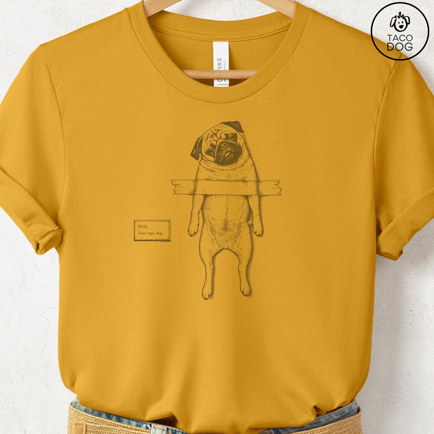 Pug Taped T-Shirt