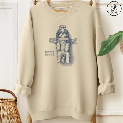 Shih Tzu Taped Sweatshirt