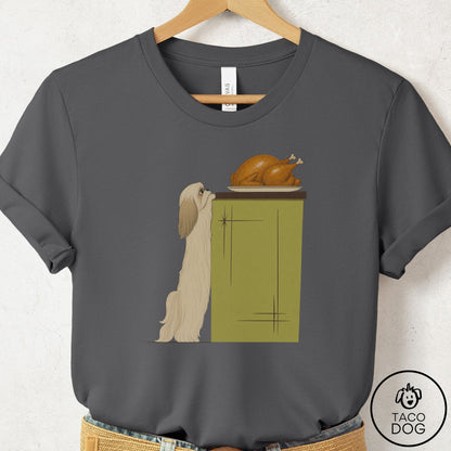 Shih Tzu Turkey T-Shirt Asphalt Taco-Dog