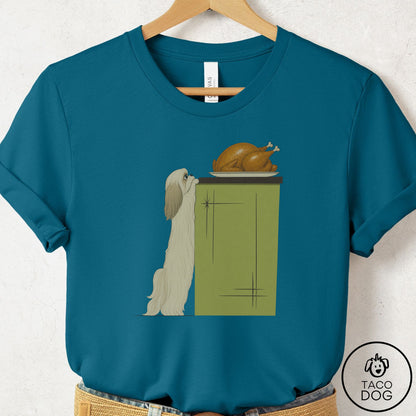 Shih Tzu Turkey T-Shirt Deep Teal Taco-Dog