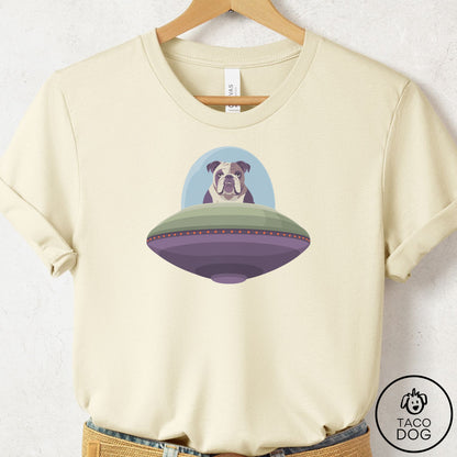 English Bulldog UFO Commute T-Shirt