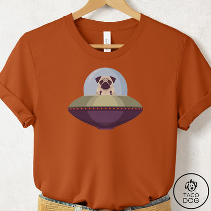 Pug UFO Commute T-Shirt