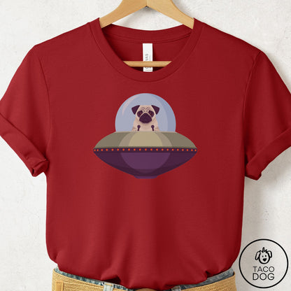 Pug UFO Commute T-Shirt