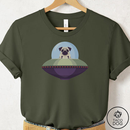 Pug UFO Commute T-Shirt