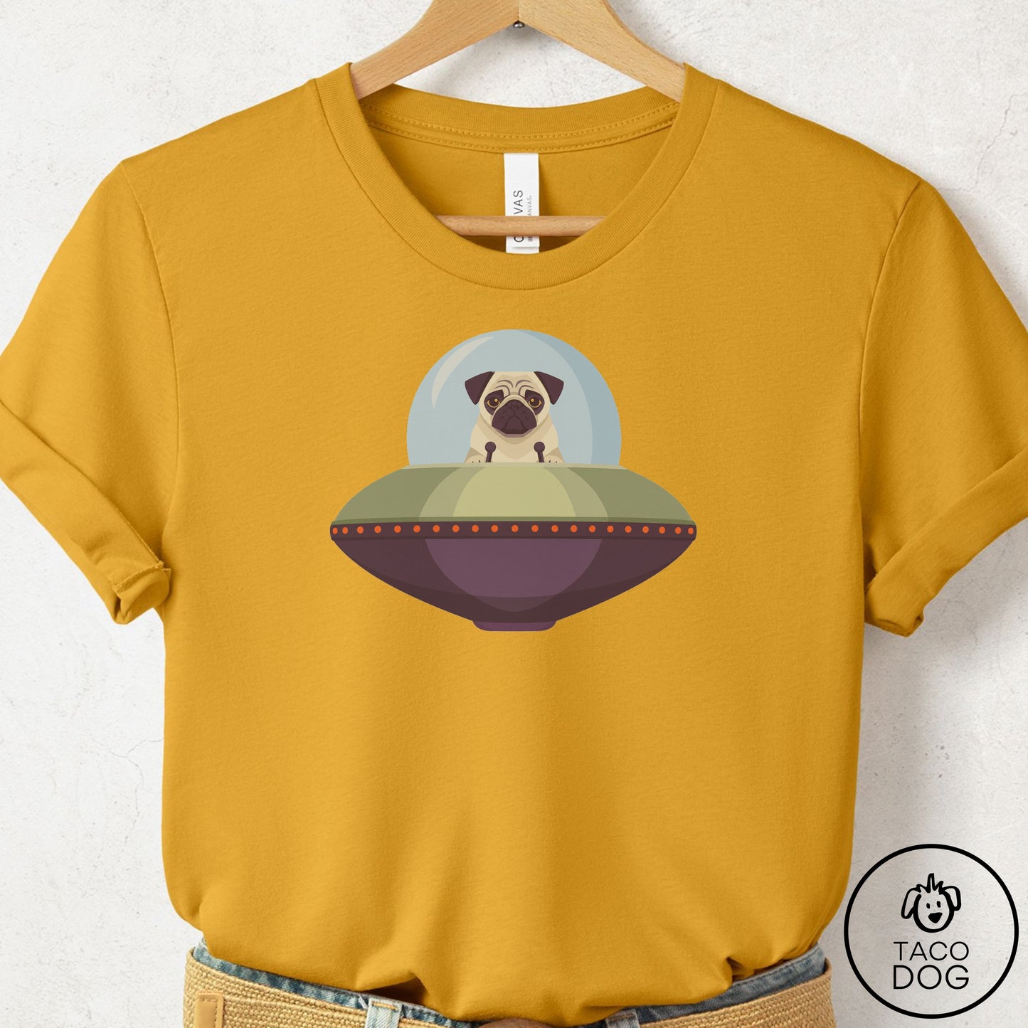 Pug UFO Commute T-Shirt