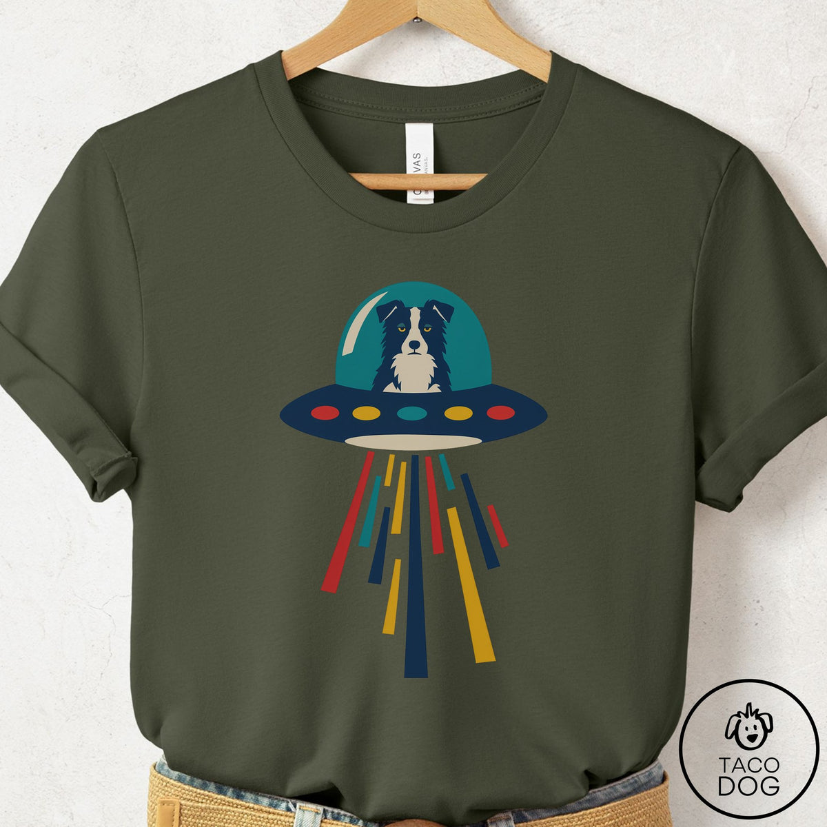 Border Collie UFO Joyride T-Shirt
