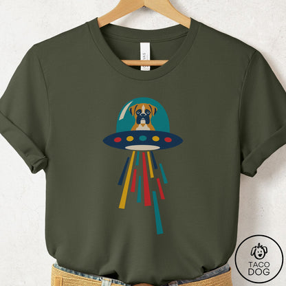 Boxer UFO Joyride T-Shirt Military Green Taco-Dog