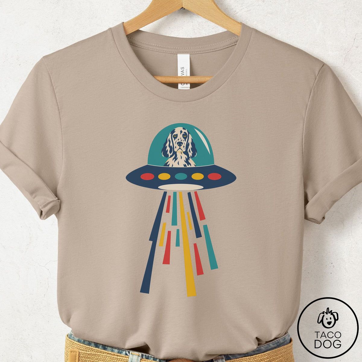 English Setter UFO Joyride T-Shirt