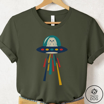 Maltese UFO Joyride T-Shirt Military Green Taco-Dog