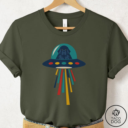 Newfoundland UFO Joyride T-Shirt Military Green Taco-Dog