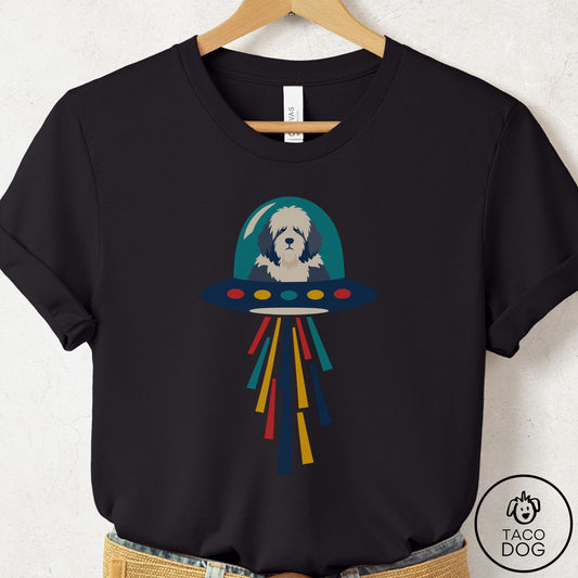 Old English Sheepdog UFO Joyride T-Shirt