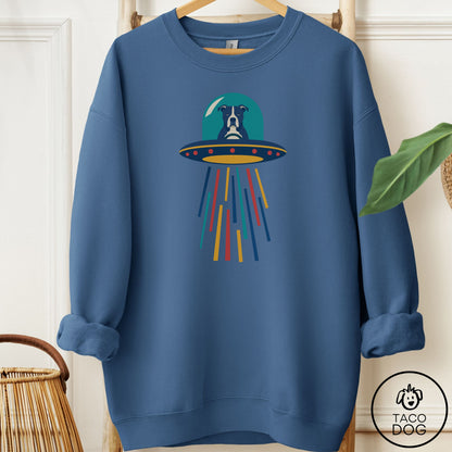Pitbull UFO Joyride Sweatshirt Indigo Blue Taco-Dog