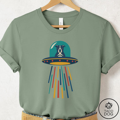 Pitbull UFO Joyride T-Shirt Sage Taco-Dog