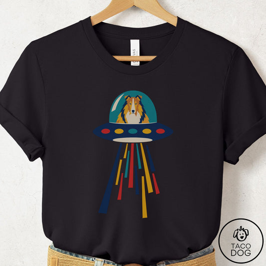 Rough Collie UFO Joyride T-Shirt