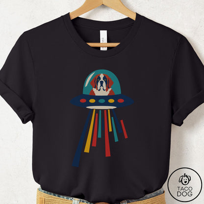 Saint Bernard UFO Joyride T-Shirt Black Taco-Dog