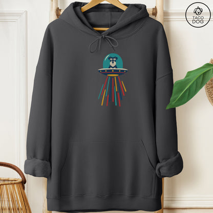 Schnauzer UFO Joyride Hoodie Charcoal Taco-Dog