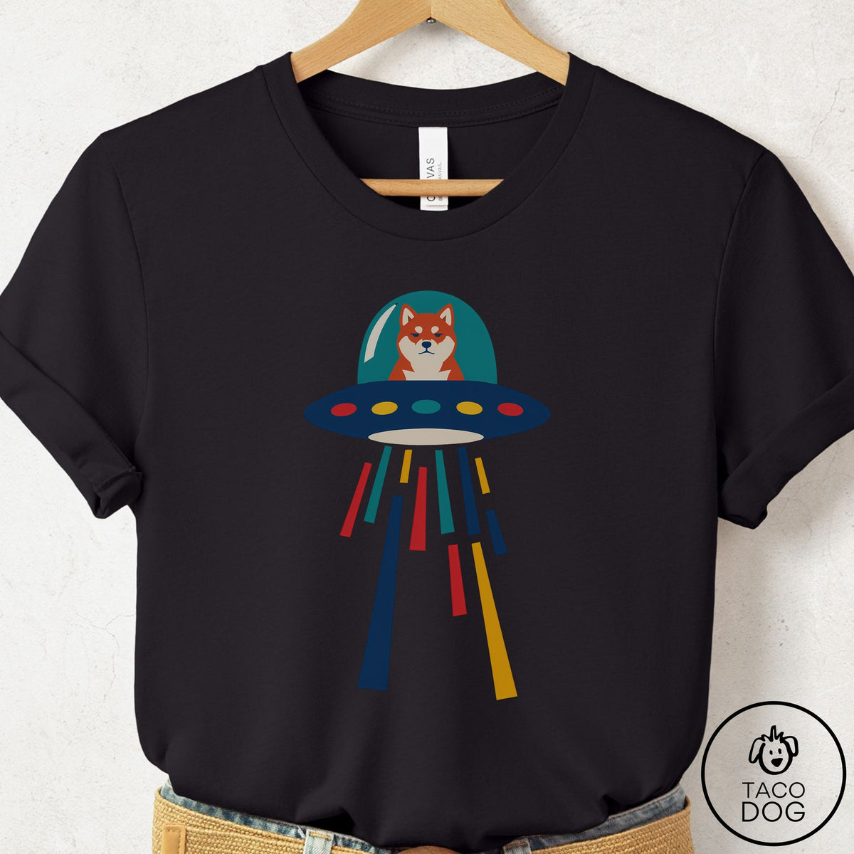 Shiba Inu UFO Joyride T-Shirt