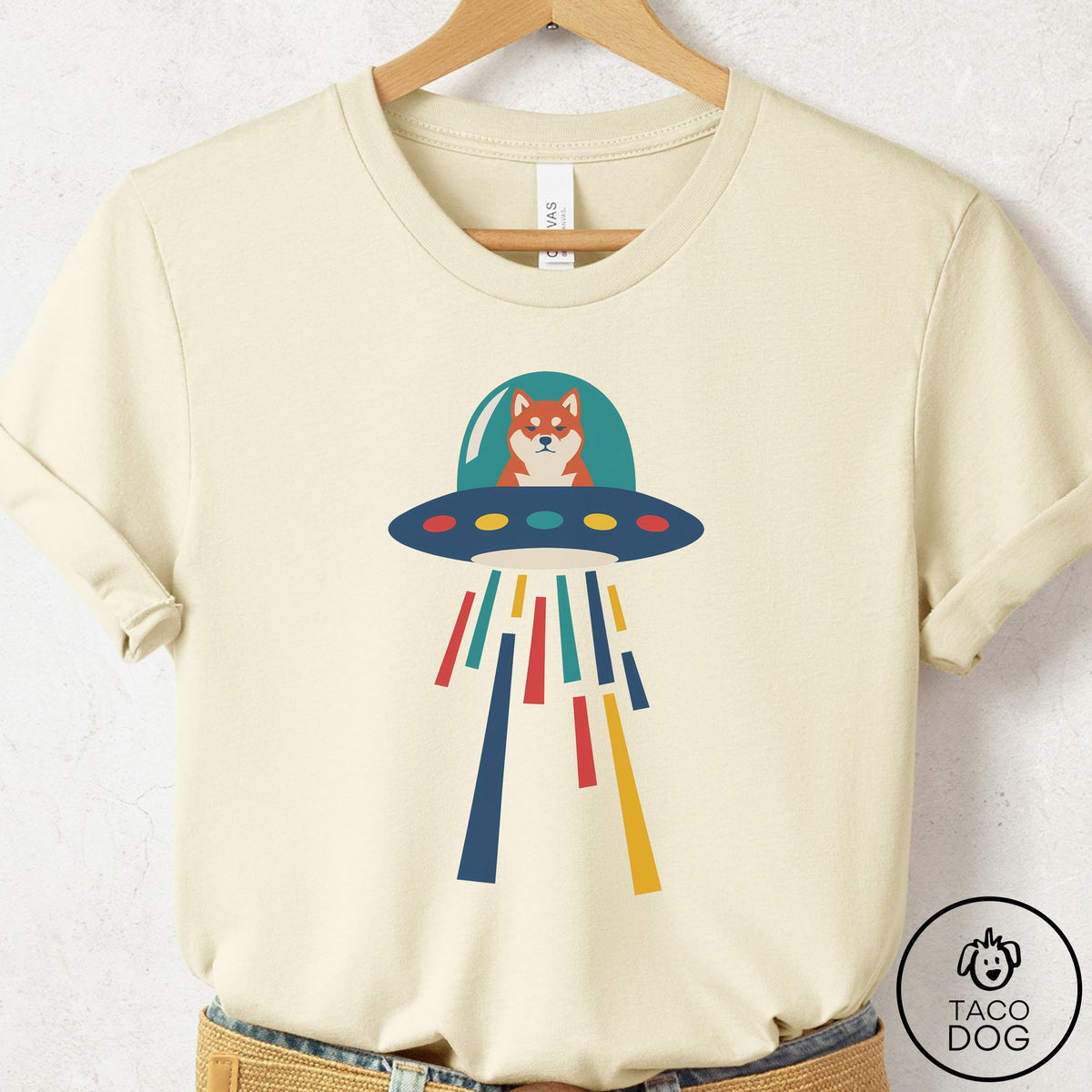 Shiba Inu UFO Joyride T-Shirt