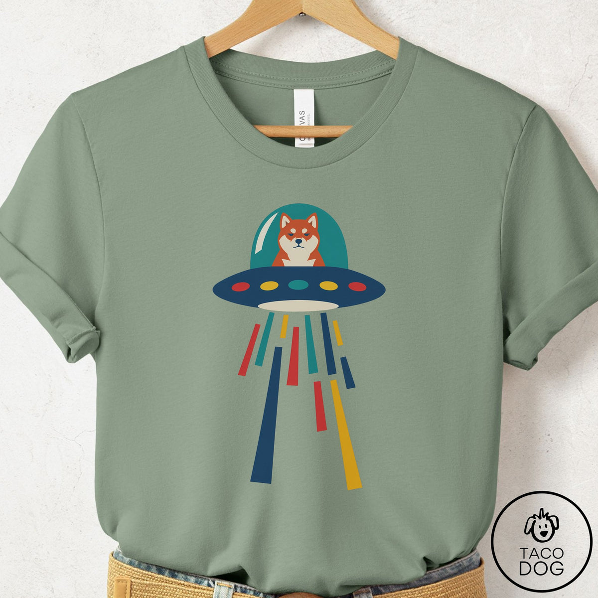 Shiba Inu UFO Joyride T-Shirt