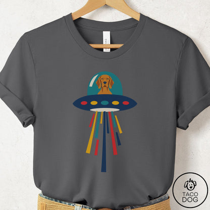 Vizsla UFO Joyride T-Shirt Asphalt Taco-Dog