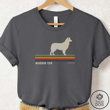 Australian Shepherd VHS T-Shirt Asphalt Taco-Dog