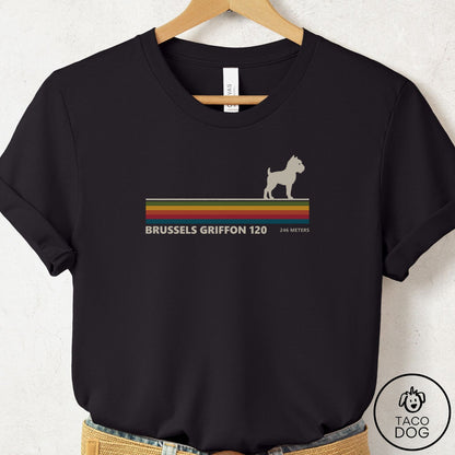 Brussels Griffon VHS T-Shirt Black Taco-Dog