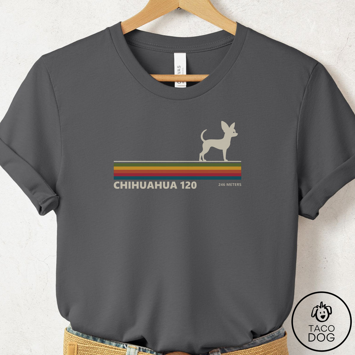 Chihuahua VHS T-Shirt Asphalt Taco-Dog