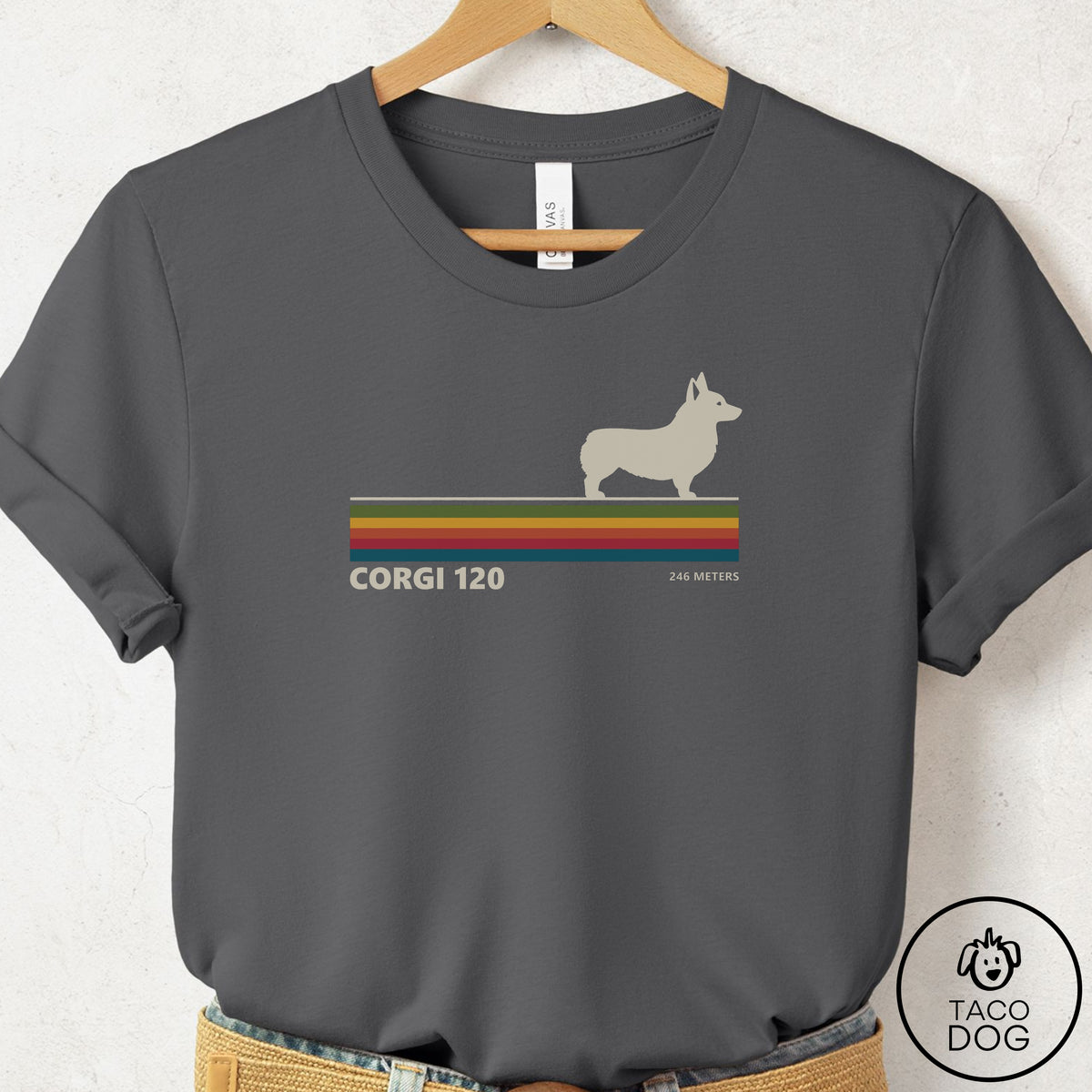 Corgi VHS T-Shirt Asphalt Taco-Dog