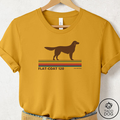 Flat-Coated Retriever VHS T-Shirt Mustard Taco-Dog