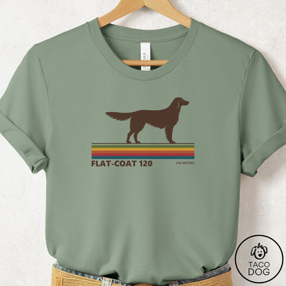 Flat-Coated Retriever VHS T-Shirt Sage Taco-Dog