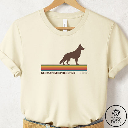 German Shepherd VHS T-Shirt Natural Taco-Dog